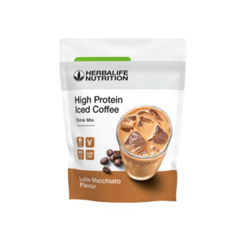 High protein Iced Coffee Latte Macchiato – Tiendabatidosherbal.com