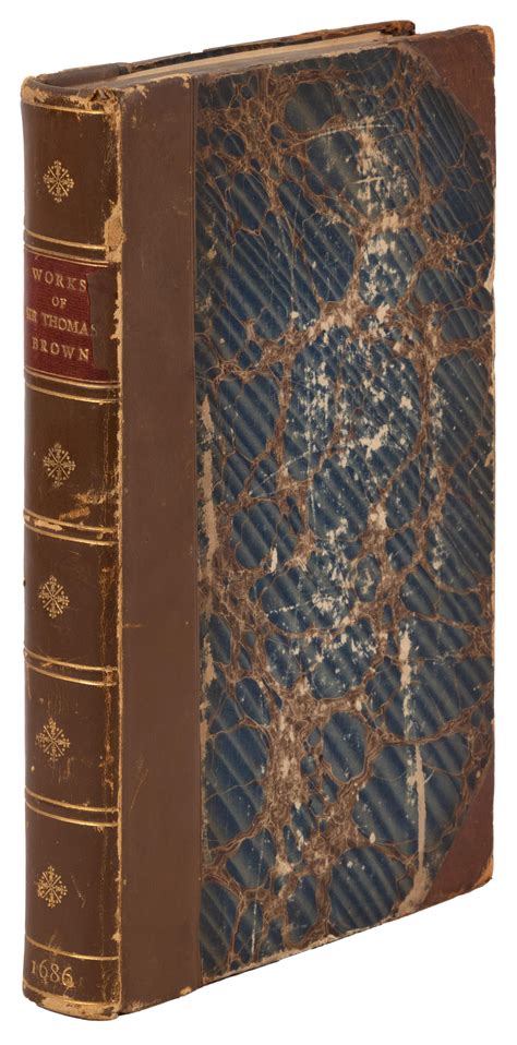 At Auction: Works of Sir Thomas Browne, 1686