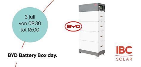 IBC SOLAR - BYD Battery Box day, Van der Valk Hotel Eindhoven, 3 July ...