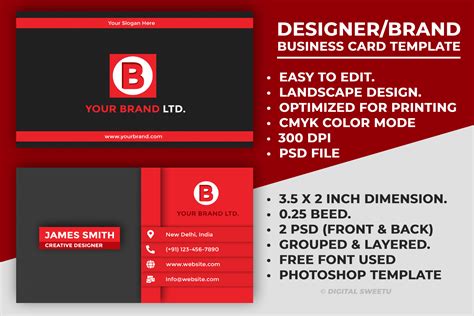 Business Card Template Dimensions 的图像结果