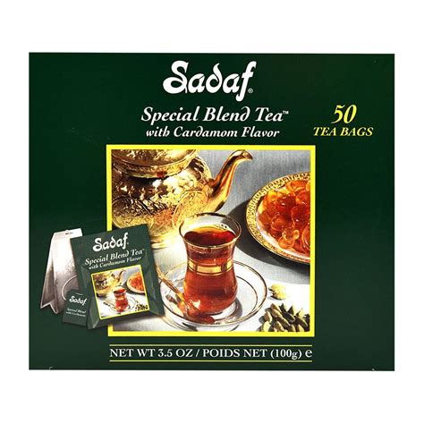 Sadaf Special Blend Tea with Cardamom - 8-ounce Boxes India | Ubuy