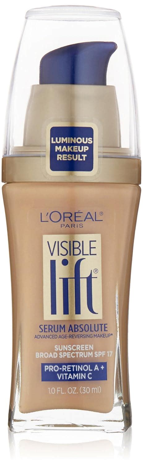 L'Oréal Paris Visible Lift Serum Absolute Foundation, Sand Beige, 1 fl ...