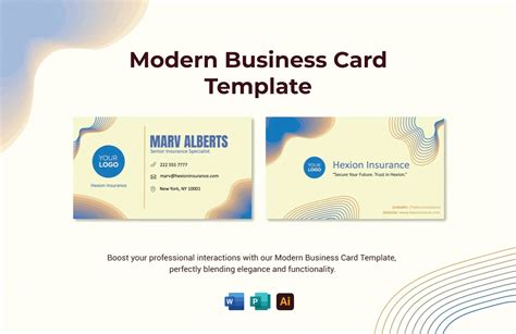 Sample Business Card Template 的图像结果