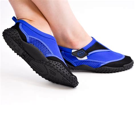 Blue & Black Neoprene Aqua Shoes by GEEZY - UKBuyZone | Aqua shoes ...