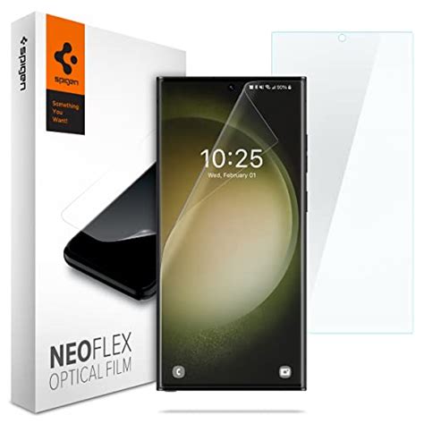 Spigen NeoFlex Screen Protector Guard for Galaxy S23 Ultra - 2 Pack ...