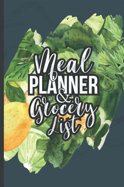 Buy Meal Planner and Grocery List: Track Your Daily and Weekly Meal ...