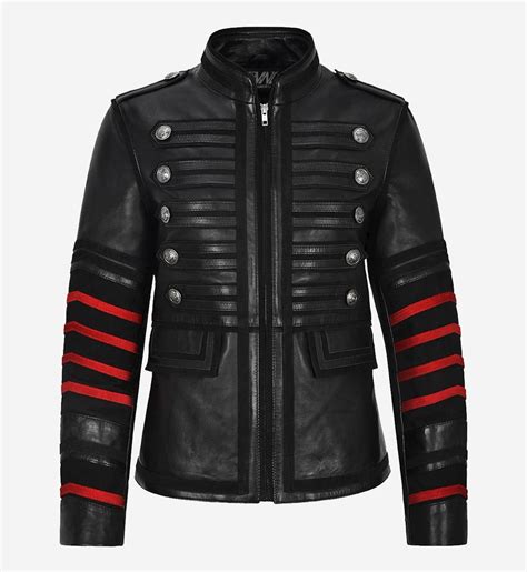 Womens Military Style Leather Jackets at Caitlyn Lavater blog