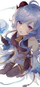 Genshin Impact Anime Girls Ganyu Genshin Impact Matte Finish Poster ...