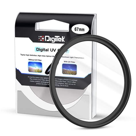 Buy Digitek UV-Protection Lens Filter (Filter with Slim Frame for DSLR ...