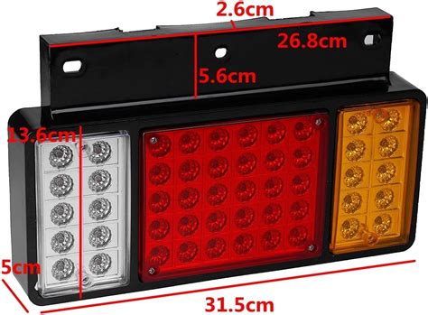 HHENGYISOUL A Pair LED Rear Tail Lights for ISUZU Elf Truck NPR India ...
