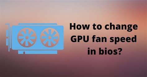 GPU Fan Speed Test 的图像结果