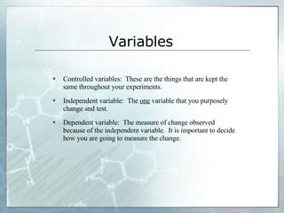 Image result for Independent Variable Science Project