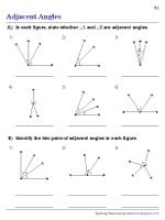 Image result for Adjacent Angles Worksheet