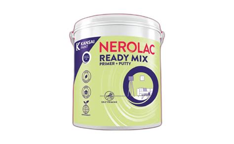 Nerolac Ready Mix Primer Putty – Wall Putty | Crack Resistant, Fast ...