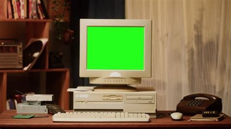 Retro Computer Monitor Greenscreen 的图像结果