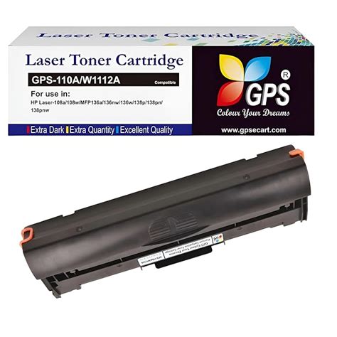 GPS 110A/W1112A Toner Cartridges with Chip Compatible with HP Laser 108 ...