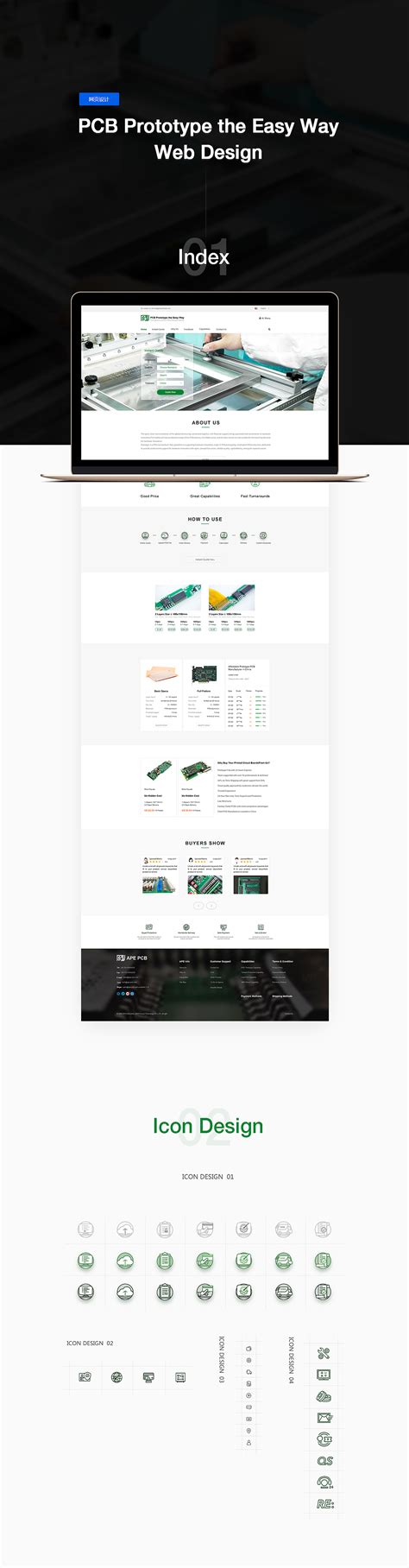 PCB原型公司网站设计|网页|企业官网|_Lyric_ - 原创作品 - 站酷 (ZCOOL)