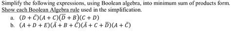 Image result for Simplifying Boolean Expressions Using Boolean Algebra