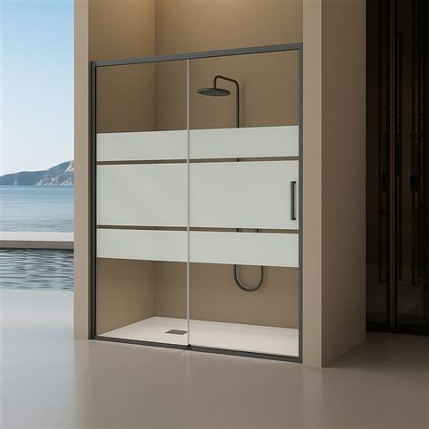 Mampara frontal Serie DELTA - Gun Metal - Serigrafiado - 165-167.6 cm ...