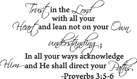 Trust In The Lord With All Your Heart And Lean | Desertcart INDIA
