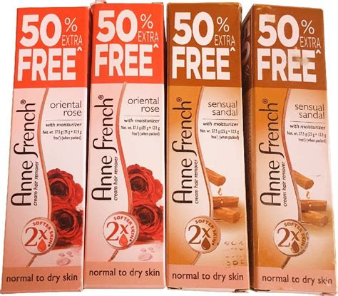 Anne French Hair removal Tube ( combo of Sandal& Rose) Cream - Price in ...