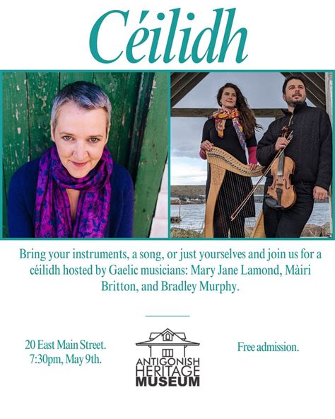FREE Ceilidh feat. Mary Jane Lamond, Mairi Britton, & Bradley Murphy ...