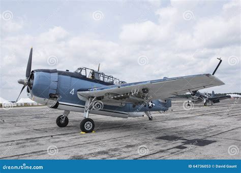 Grumman TBM -3 Avenger editorial stock photo. Image of army - 64736053