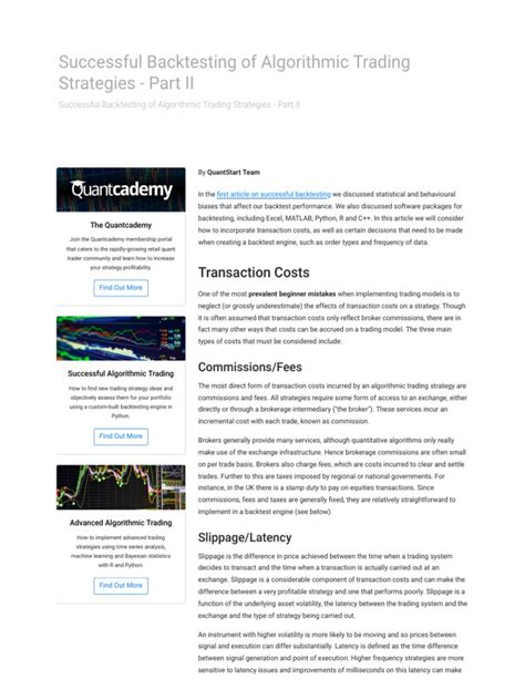 Image result for Algorithmic Trading Backtesting