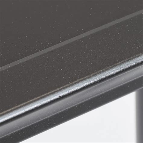 Hanover Naples 7-Piece Gray Patio Dining Set Aluminum Rectangle Table ...