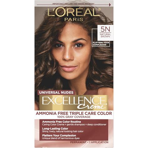 Amazon.com : L’Oreal Paris Excellence Universal Nudes Permanent Hair Color, Ammonia Free Hair ...