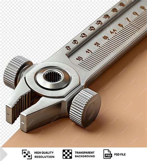 Premium PSD | Transparent background with isolated vernier caliper ...