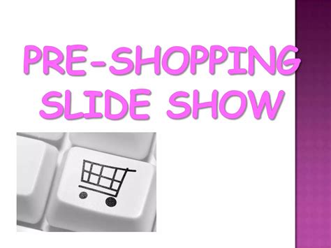 Pre shopping on amazon.com