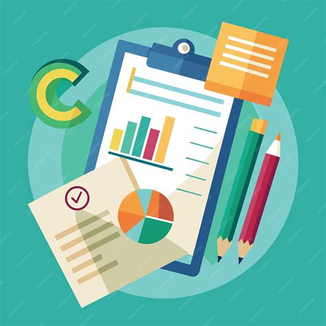 Pencil on printed chart graph and paper note with pile of euro ...