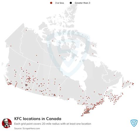 List of all KFC restaurant locations in Canada - ScrapeHero Data Store