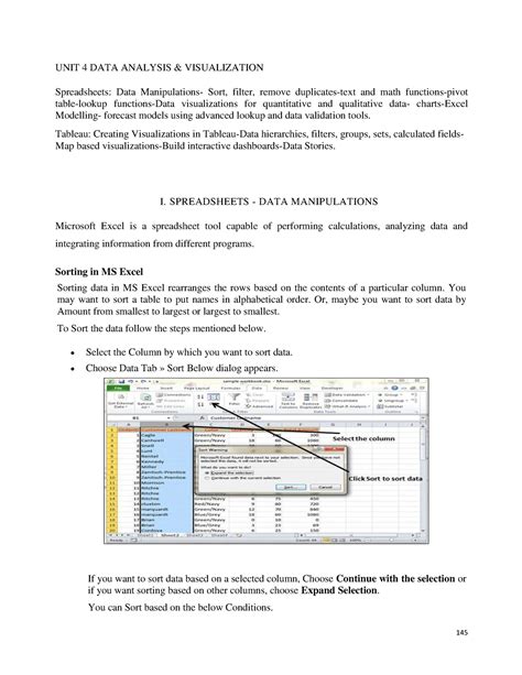 UNIT-4 OF Fundamentals OF DATA Analytics - UNIT 4 DATA ANALYSIS ...