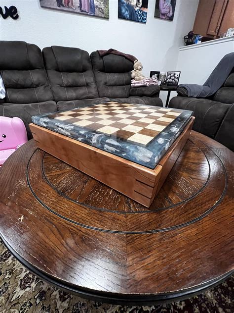 Harry Potter chess board : r/woodworking