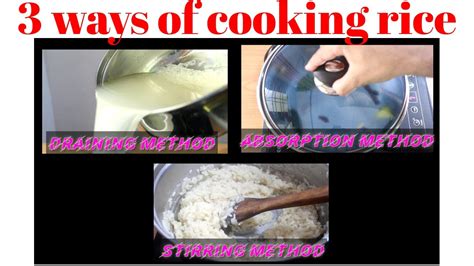 Image result for Cooking Rice Absorption Method