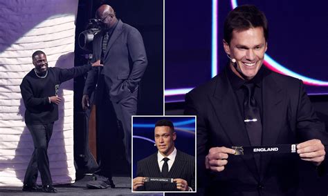 Shaquille O'Neal towers over Kevin Hart at 2026 World Cup draw