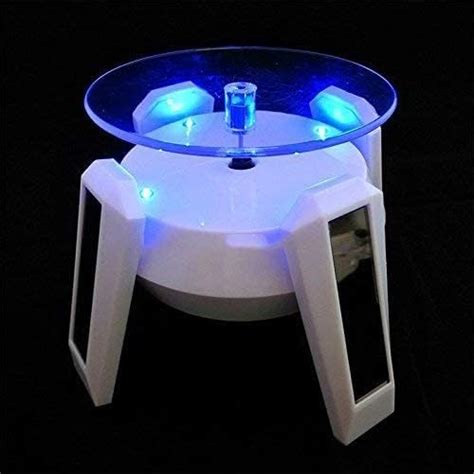 DOOR STEP SHOPPING Plastic Solar Powered Jewellery Phone Watch Display ...