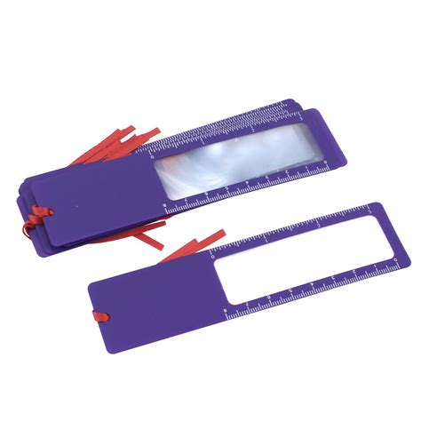 uxcell® 10 Pcs Bookmark 3x Magnification Fresnel Lens Reading Magnifier ...