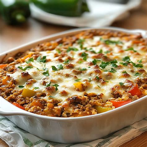 Stuffed Bell Pepper Casserole