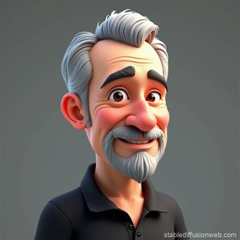 create a 3d image in disney pixar style of a male and female cartoon character standing side by ...