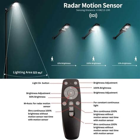 Solar light for street | Best motion sensor outdoor lighting solution ...