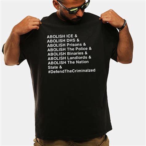 Abolish ICE Abolish DHS Abolish Prisons Shirt - ifrogtees.com