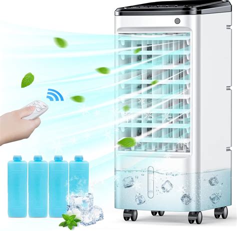 Amazon.com: TEMEIKE Swamp Cooler Air Conditioner, 3-IN-1 Evaporative Air Cooler w/ 4 Modes & 3 ...