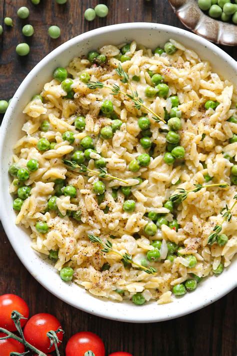Creamy Garlic Parmesan Orzo - Julia's Album