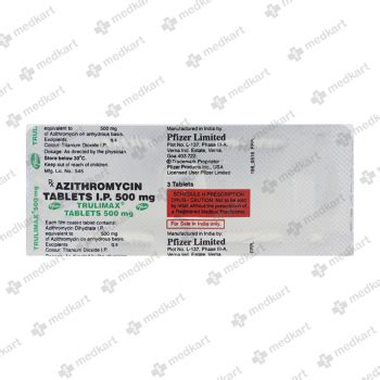 TRULIMAX 500MG TABLET 3'S, Price, Composition & Generic Alternatives ...