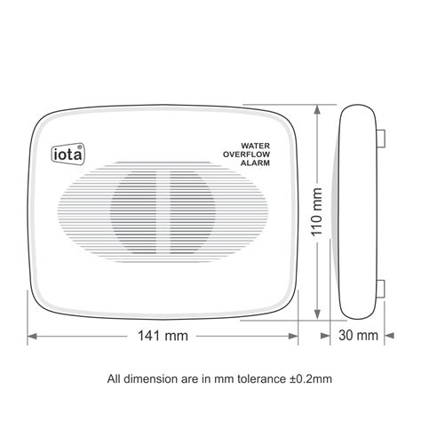 iota H1 Water Tank Overflow Alarm with Human Voice. Made in India