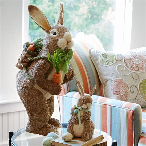 Large Natural Bunny | Easter crafts, Rabbit decor, Easter decorations