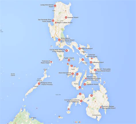 Map Of Airports In The Philippines